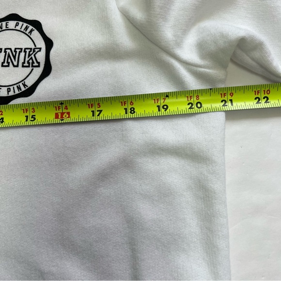 PINK Victoria’s Secret Women’s 1/4 Zip Lightweight Sweatshirt Sz Medium LS - Picture 7 of 9